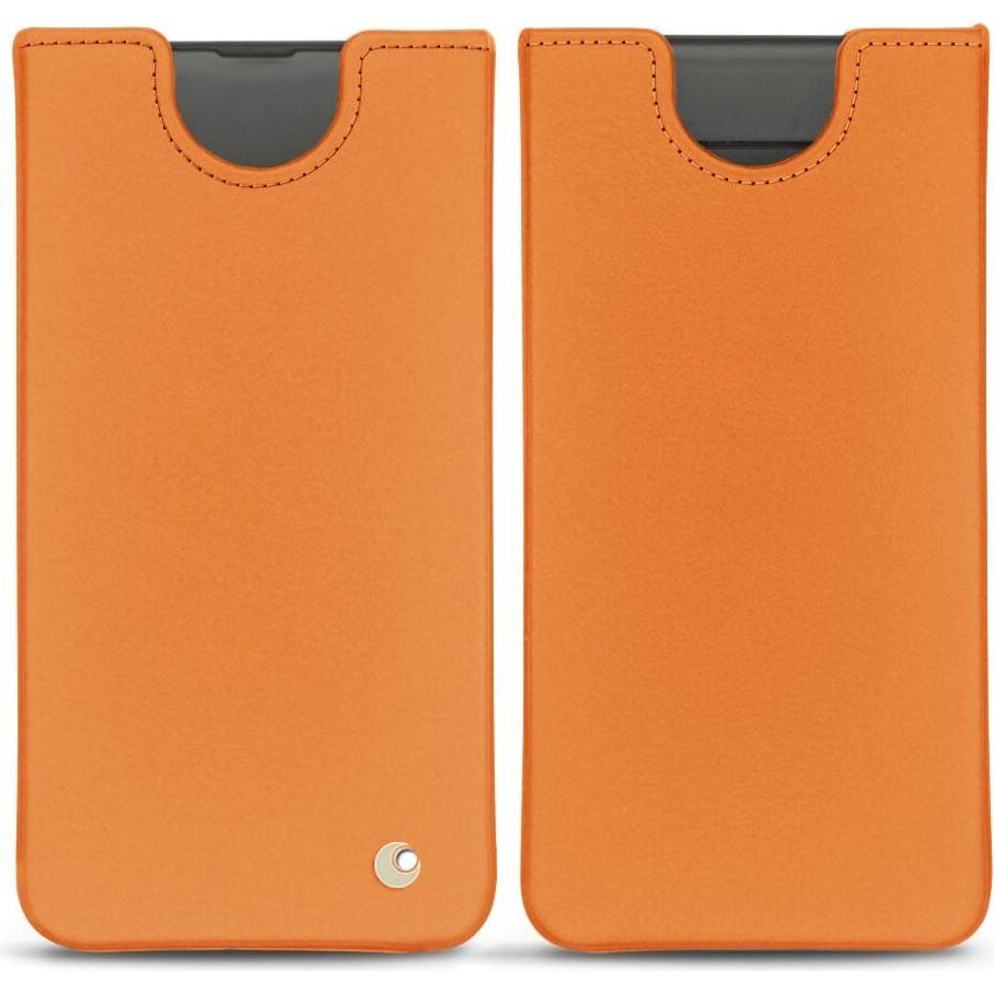 Noreve Lederschutzhülle (Samsung Galaxy S10), Smartphone Hülle, Orange