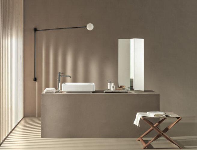 Actual product image Geberit Keramag VariForm Countertop washbasin rectangular, 550x400mm, without tap hole, without overflow (440 mm, 550 mm)
