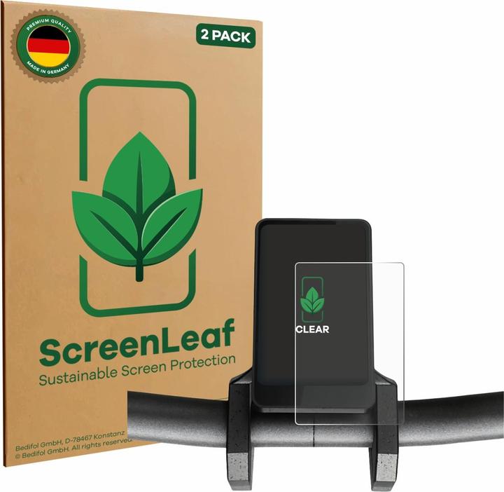 Actual product image ScreenLeaf Screen Protector sustainable Screen Protection, clear, anti-scratch