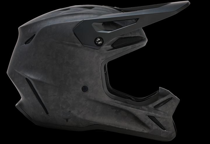 Fox V3 RS Carbon Solid Helmet (XL)