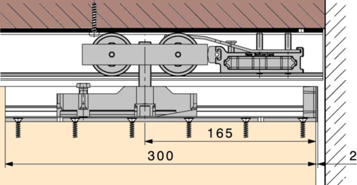 Produktbild HAWA Schiebetürbeschläge -Junior 120/B