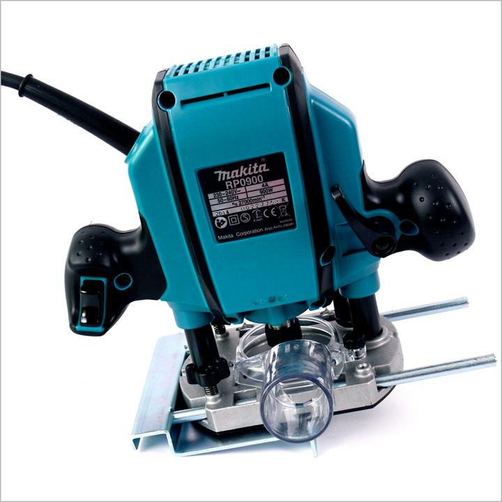Produktbild Makita RP 0900 K - 900 Watt Oberfräse 8 mm im Alu Werkzeugkoffer