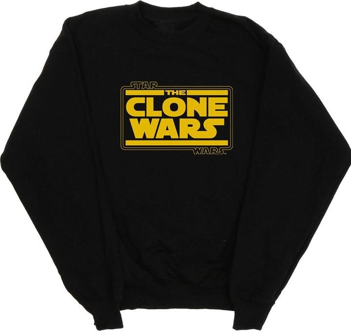 Actual product image Star Wars Mens Clone Wars Logo Sweatshirt (L)