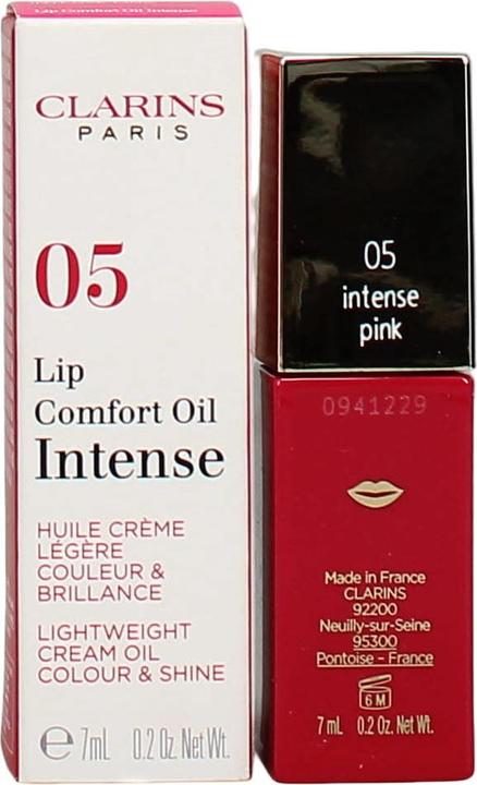 Actual product image Clarins Lip Comfort Oil Intense - Intense Pink 05 (No. 05 Intense Pink)