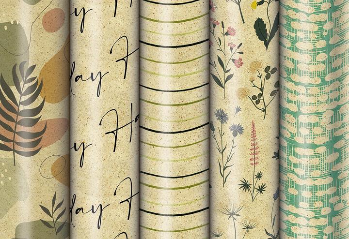 Image du produit Zoewie Rouleaux de papier cadeau 'Awaking Nature (Papier cadeau, 1 x)