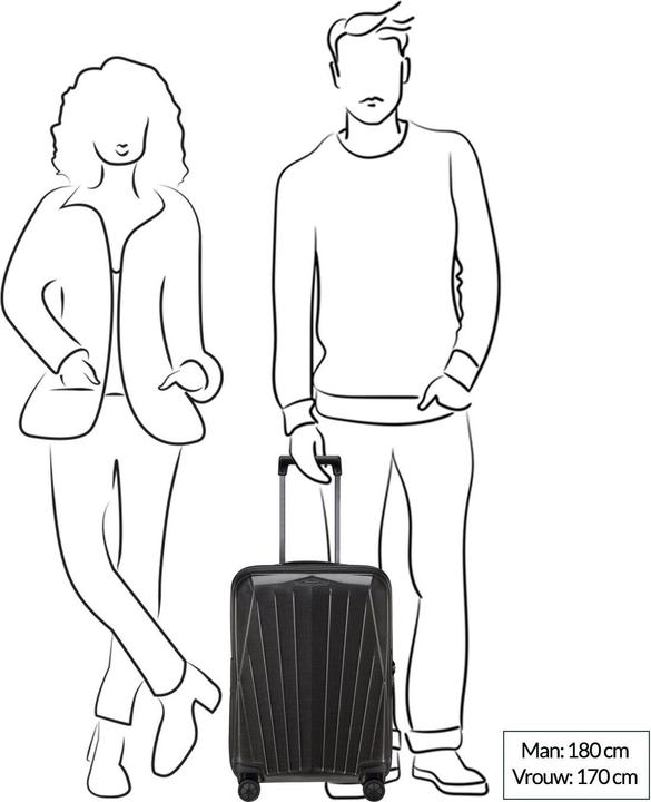 Produktbild Samsonite Major-Lite Trolley mit 4 Rollen erweiterbar 55cm (43 l)