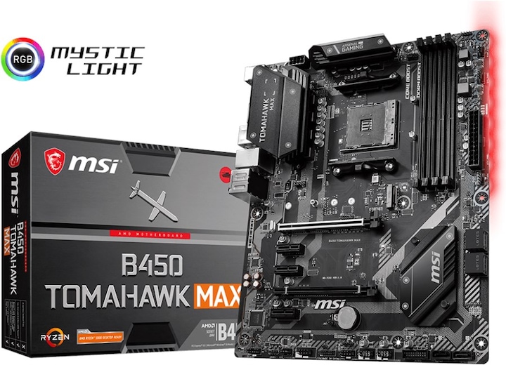 Actual product image MSI B450 TOMAHAWK MAX (AM4, AMD B450, ATX)