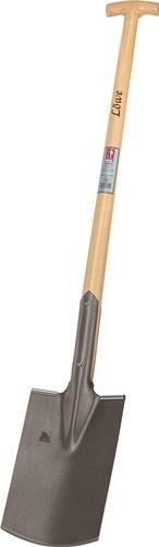 Produktbild Ideal Bauspaten LÖWE 285 x 185 / 180 mm Grösse 2 Gärtner Form mit Trittschutz und Eschen-T-Stiel