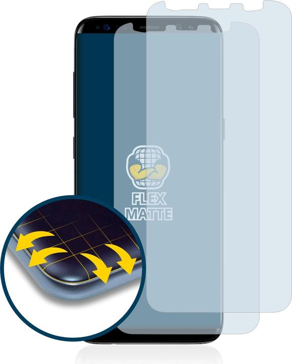 Produktbild BROTECT Full-Cover Displayschutz Matt (2 Stk., Samsung Galaxy S8)