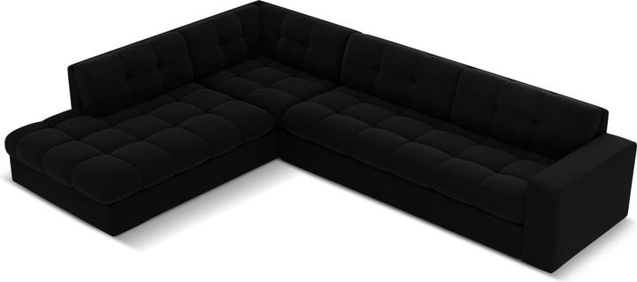 Immagine prodotto CXL by Christian Lacroix Divano angolare sinistro in velluto, "Yohan", 5 posti, 236x199x72 Realizzato in Europa (Divano ad angolo)