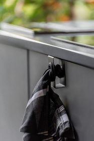 Actual product image Wenko Hook Push Matt Black