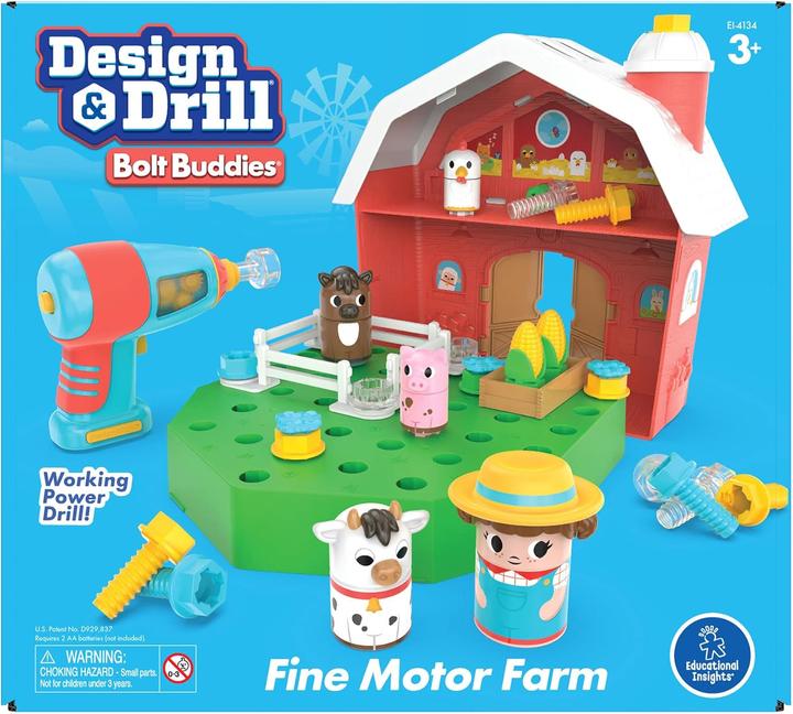 Image du produit Learning Resources Design & Drill Bauernhof-Spielzeugset (ab 3 Jahren)
