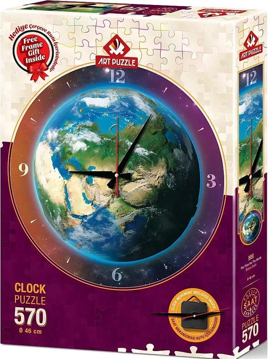 Image du produit Heidi Cheese Line HeiDi Art Puzzle 570 pcs. 5002 With Real World Time Clock (570 pièces)