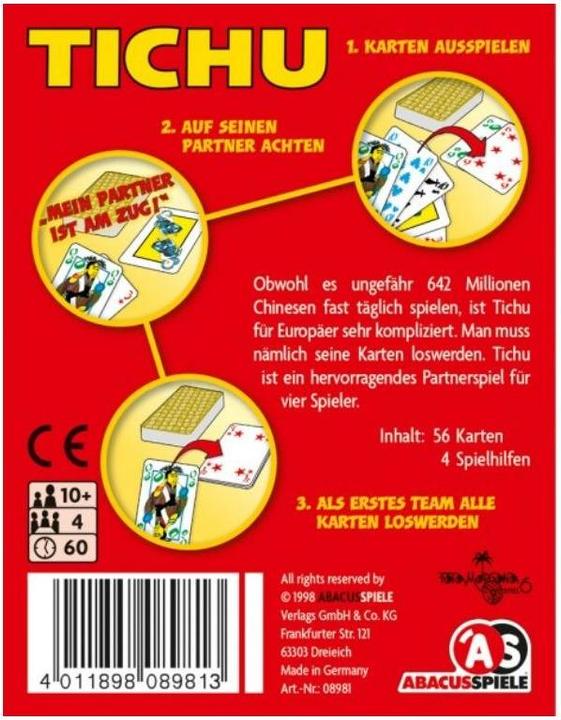 Immagine prodotto Abacus Tichu (Tedesco)