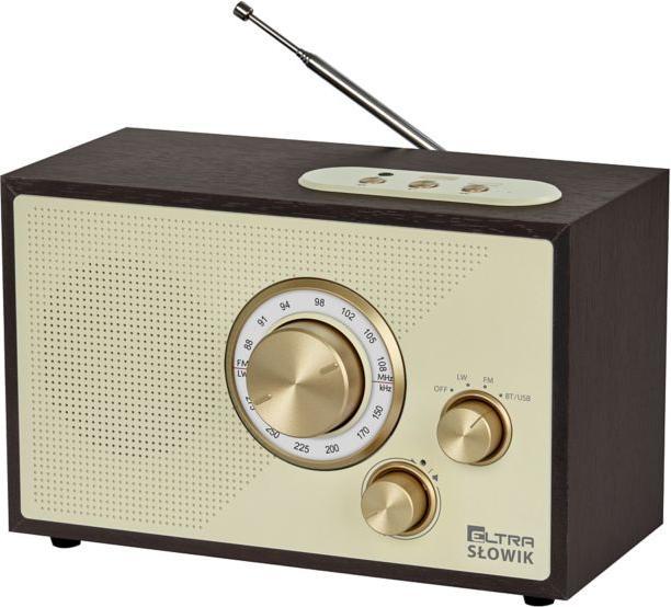 Elta Radio Eltra Radio Słowik Eltra MP3 USB microUSB BT ciemny brąz (FM, Bluetooth)