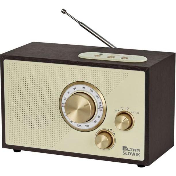 Elta Radio Eltra Radio Słowik Eltra MP3 USB microUSB BT ciemny brąz (FM, Bluetooth), Radio, Marrone