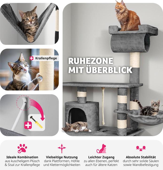 Actual product image tectake Stokeley (141 cm, Grey)