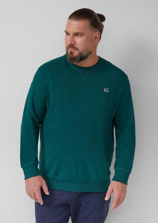 Produktbild s.Oliver Sweatshirt Sweatshirt aus Baumwollmix mit Crew Neck (3XL)