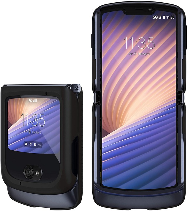 Immagine prodotto Motorola Custodia in pelle nera per RAZR - PG38C03190 (Motorola Razr (2020))