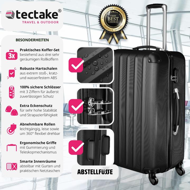 Actual product image tectake Hard case set (95 l)