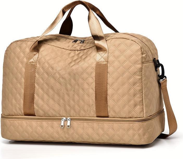 Produktbild Only-Bags.Store Leichtgewichtige Argyle Muster Gepäcktasche, grosse Kapazität Travel Duffle Bag, Portable Overnight