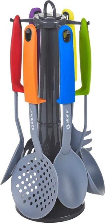 Actual product image Alpina Garden Kitchen tools with holder (7 pieces)