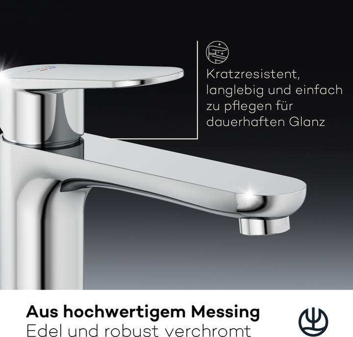 Immagine prodotto Kludi X1 Waschtischarmatur, Grösse XL, ohne Ablaufgarnitur