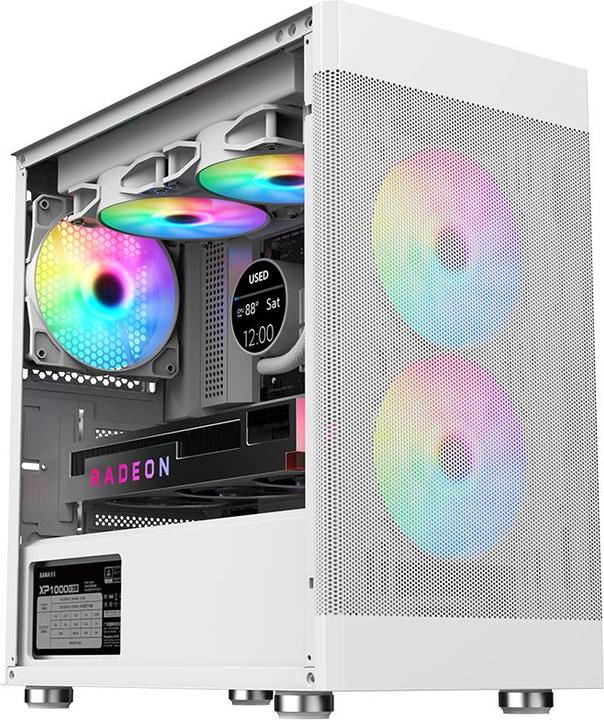 Immagine prodotto Itek Boitier Mini Tour Micro ATX ProMesh 35 (Blanc) (mATX, Mini-ITX)