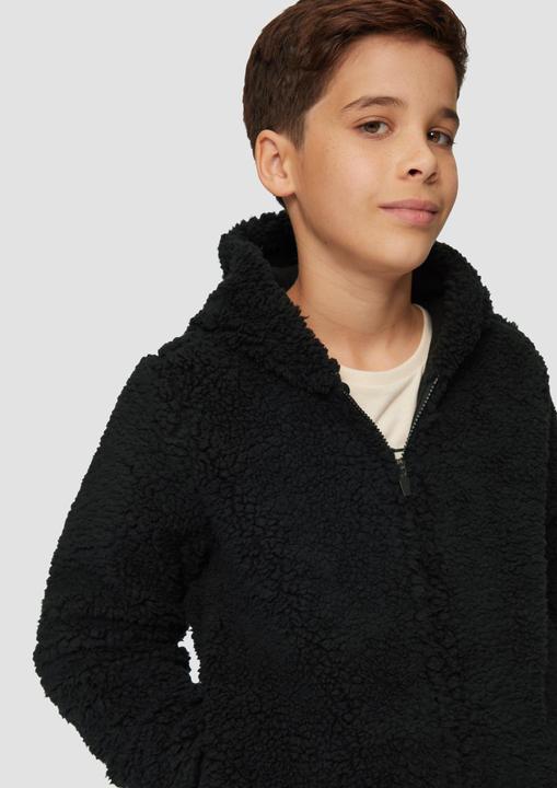 Produktbild s.Oliver Indoor-Jacke Teddyjacke mit Kapuze (134, 140)