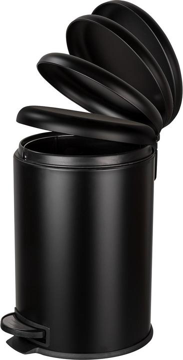 Produktbild Wenko Treteimer Leman Easy Close 20 Liter schwarz matt (20 l)