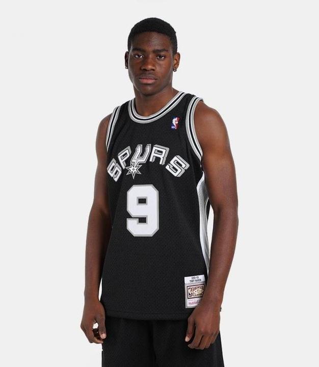 Productafbeelding Mitchell & Ness NBA San Antonio Spurs Tony Parker Jersey Heren (XXL)