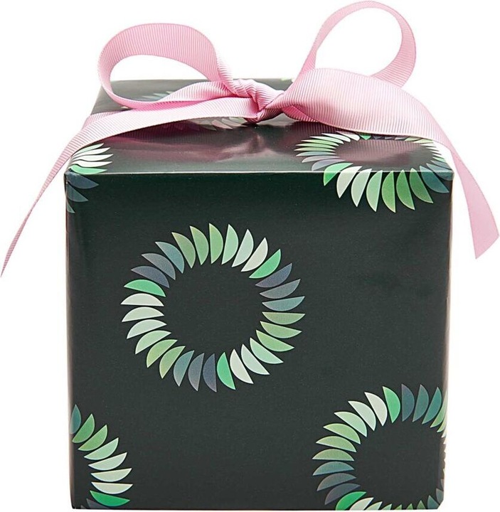 Rico Design Wrapping paper wreaths, dark green.400093 (Wrapping paper)