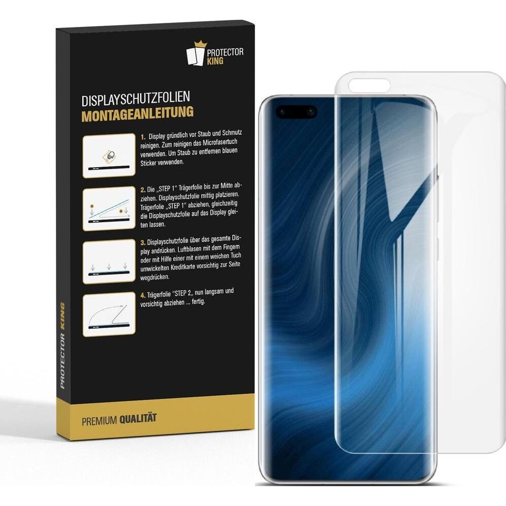 Thumbnail - Protectorking 2x Premium Displayschutzfolie 3D KLAR (2 Stück, Huawei P40 Pro), Smartphone Schutzfolie