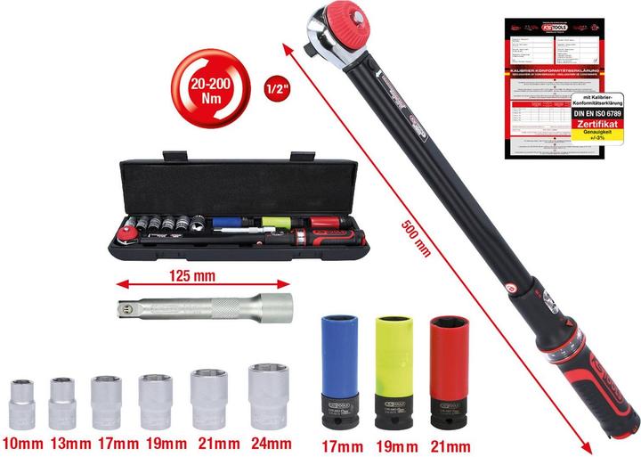 Image du produit KS Tools Ergotorque (1/2", 20 Nm, 200 Nm)