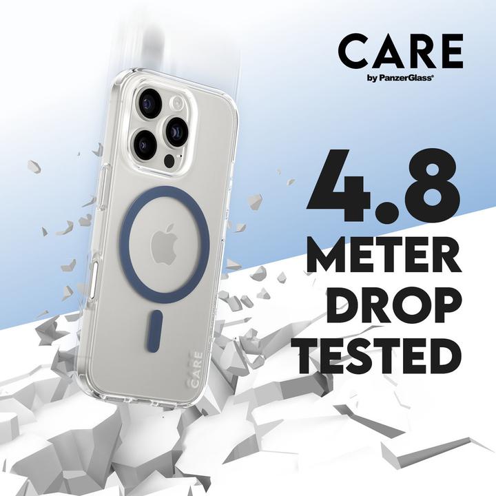 Actual product image PanzerGlass CARE Flagship Case Urban Combat w. Blue MagSafe iPhone '24 6.3" Pro (Apple iPhone 16 Pro)