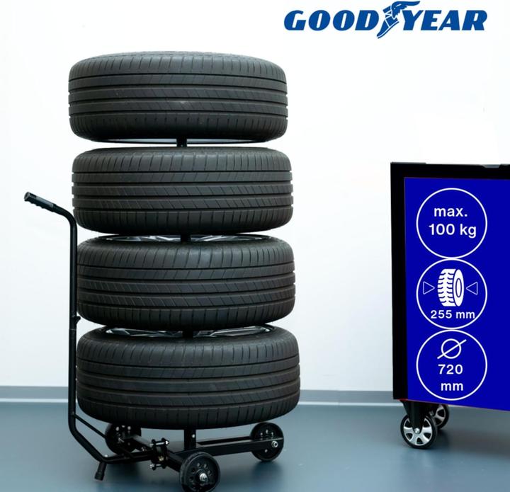 Actual product image Goodyear Rim tree trolley