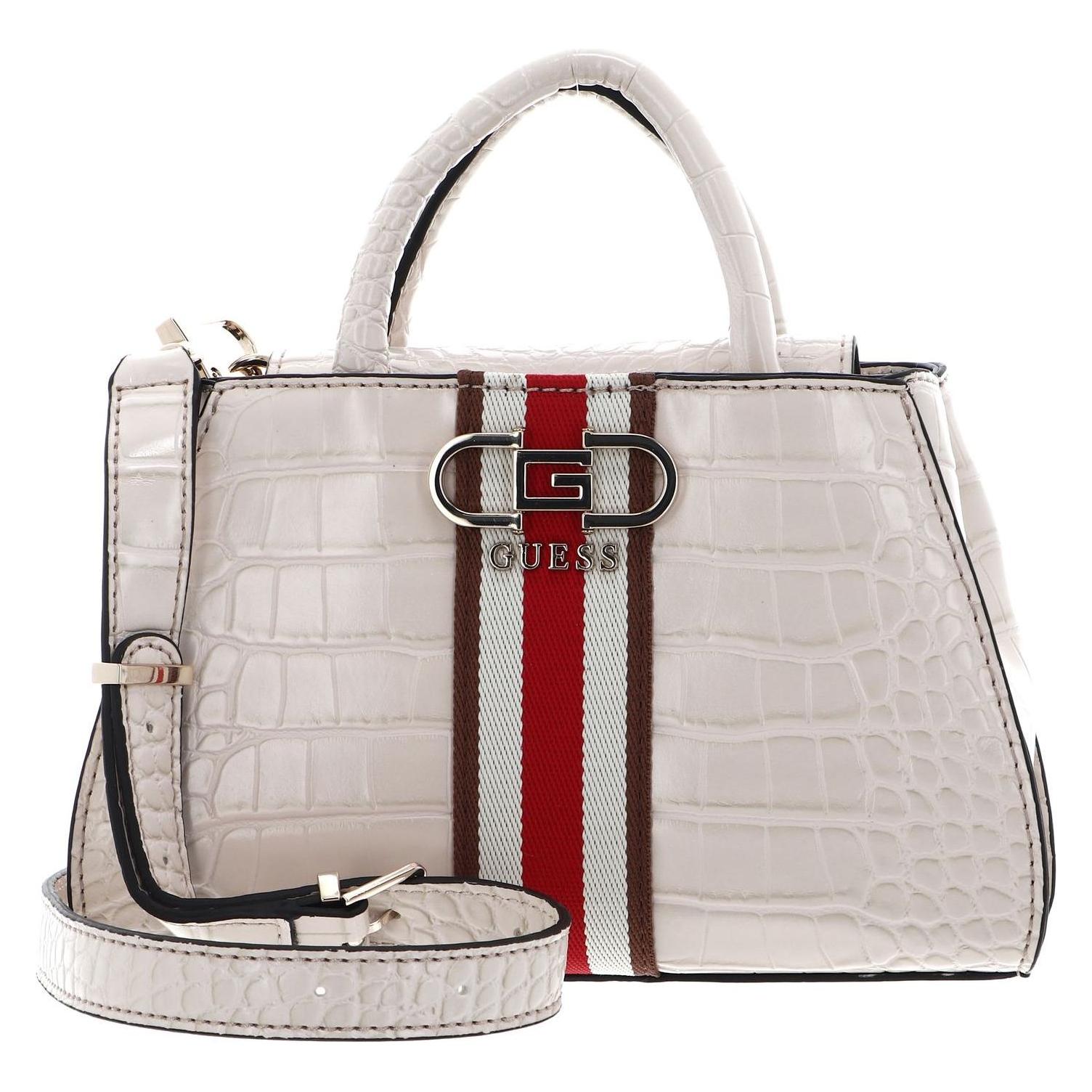 Guess, Damen, Handtasche, Nelka Mini Satchel, Beige