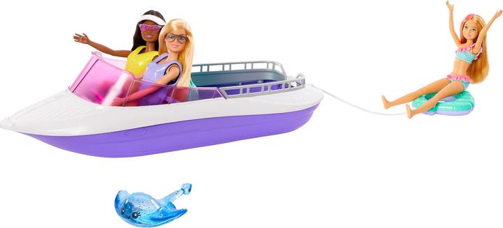 Productafbeelding Barbie "Zeemeerminnen Power" speelset met poppen en boot, speelgoed voor kinderen vanaf 3 jaar
