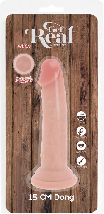 Image du produit ToyJoy Deluxe Dual Density Dong TPE 15 cm