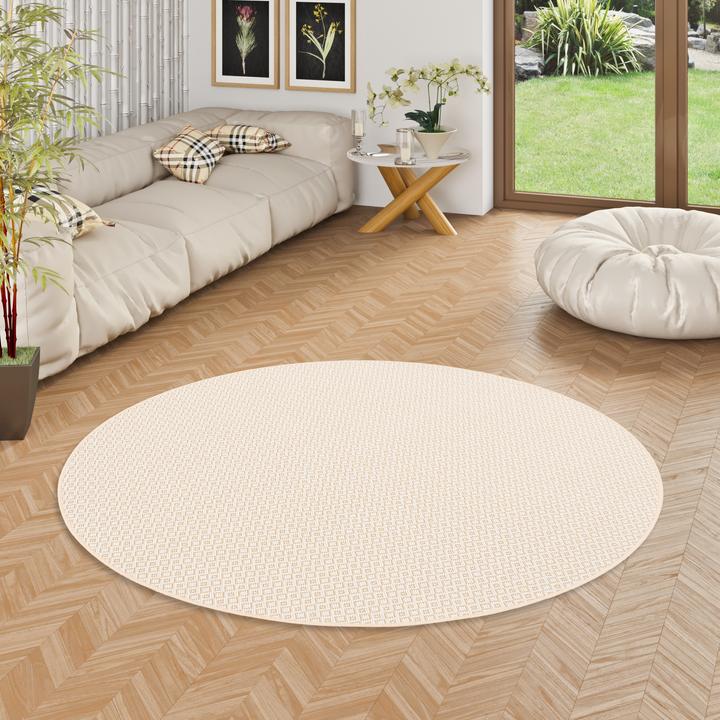 Actual product image Snapstyle Indoor & Outdoor Carpet Oslo Trend Round (100 x 100 cm)