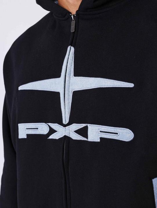 Produktbild Project X Paris Vintage Kapuzen-Sweatshirt mit Reissverschluss (L)