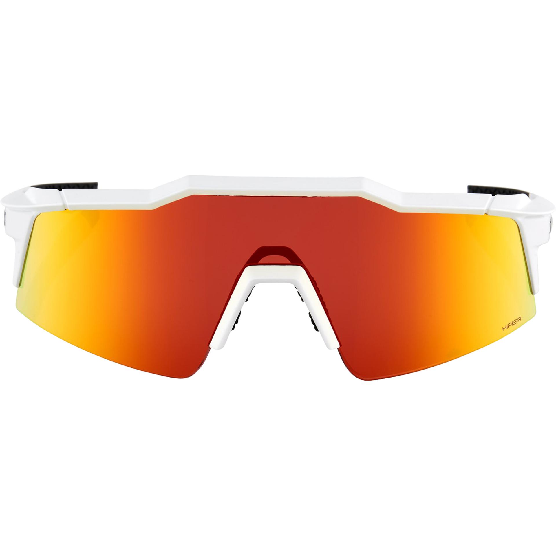 Thumbnail - 100%, Herren, Sportbrille, Speedcraft SL (Soft Tact Off White, Rot), Weiss
