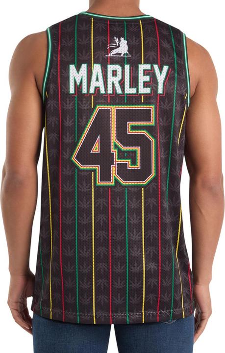 Actual product image Amplified Mens Bob Marley Basketball Jersey (M)