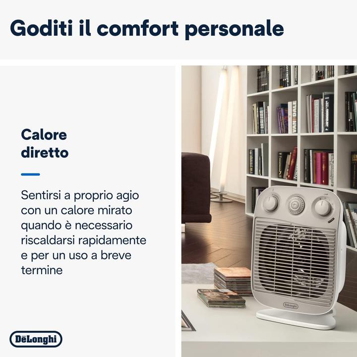 Produktbild De'Longhi HFS50D22 Elektrische Raumheizung Indoor Elektrischer Raumheizlüfter (2200 W)