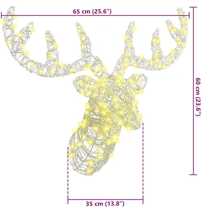 Image du produit vidaXL Rentier Dekoration