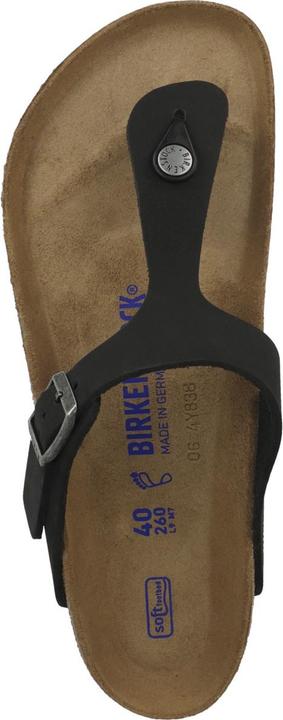 Actual product image Birkenstock Gizeh SFB Nubukleder Weichbettung normal (42)
