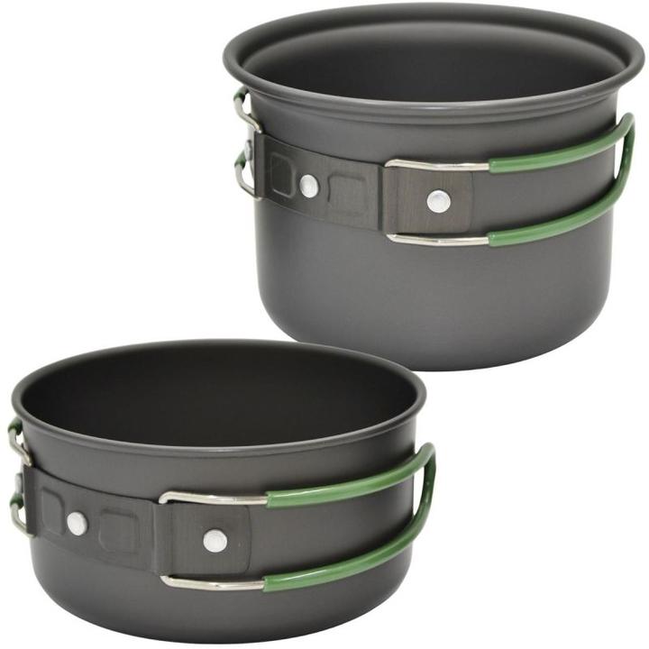 Actual product image Redcliffs Anodized aluminum saucepans ø13 x 9 cm /ø12 x 6 cm