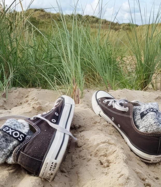 Image du produit Soxs Graue Wolle Herren- & Damensocken Jet Black, Kurzsocke (Une unité par pack, 44 - 46)