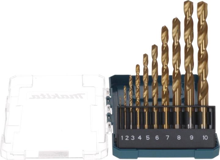 Immagine prodotto Makita Set di punte da trapano HSS D-72849 (1,0-10 mm)