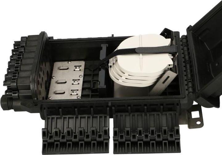 Actual product image Extralink POLA 16 CORE FIBER TERMINAL BOX BLACK